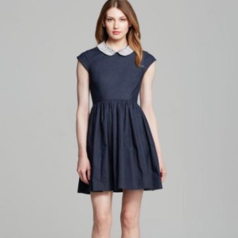 Size 0 Kate Spade Denim Babydoll Dress